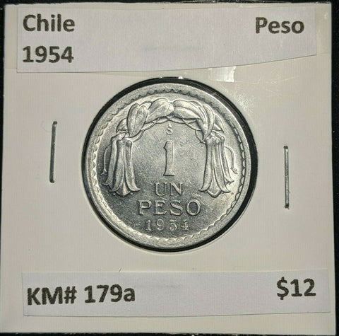 Chile 1954 Peso KM# 179a #098