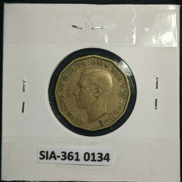 Great Britain 1948 3d Threepence KM# 849  #0134