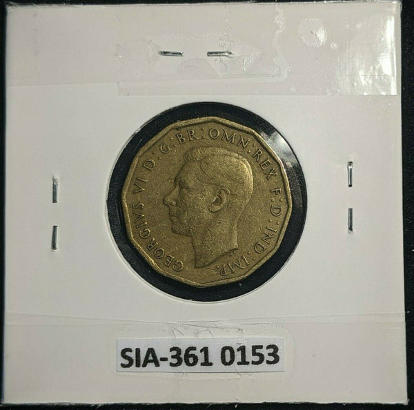Great Britain 1948 3d Threepence KM# 849  #0153