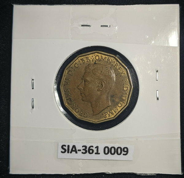Great Britain 1937 3d Threepence KM# 849  #0009