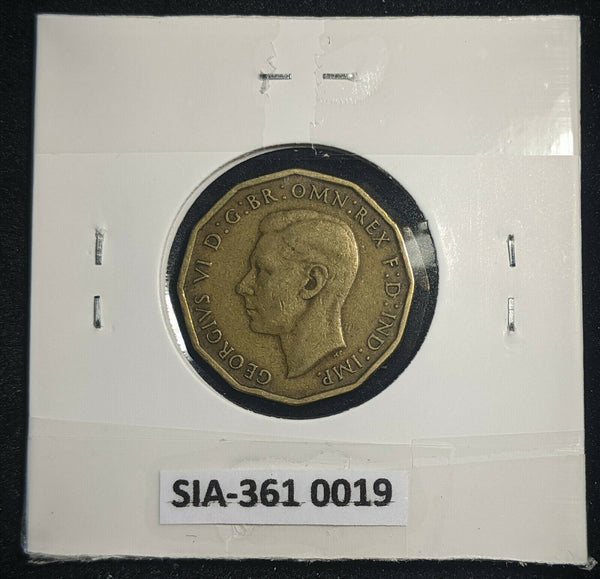 Great Britain 1937 3d Threepence KM# 849  #0019