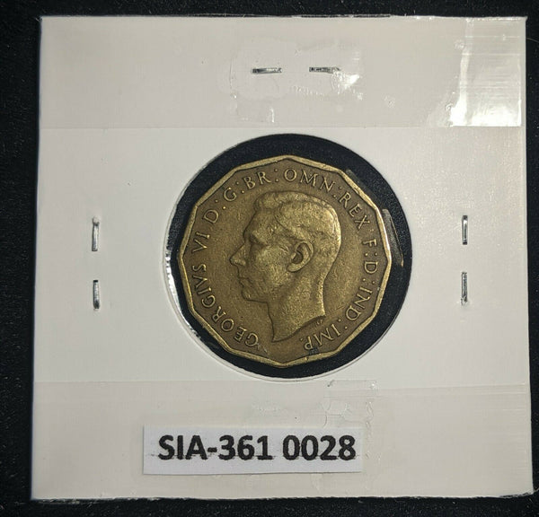 Great Britain 1937 3d Threepence KM# 849  #0028