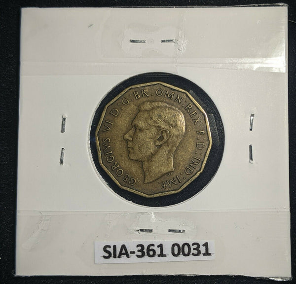 Great Britain 1937 3d Threepence KM# 849  #0031