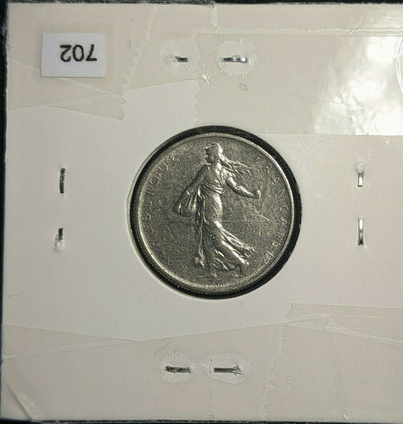 France 1965 1/2 Franc KM# 931.1 #702