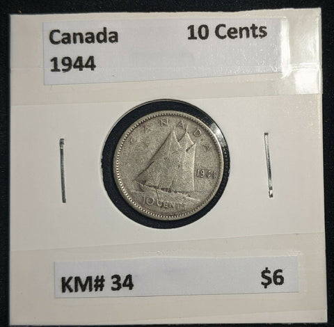 Canada 1944 Ten Cent KM# 34 #428
