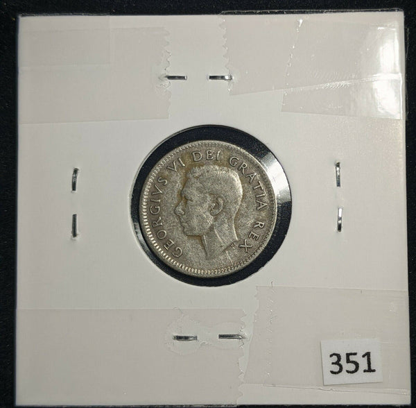 Canada 1950 Ten Cent KM# 43 #351  #9B