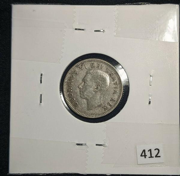 Canada 1951 Ten Cent KM# 43 #412  #9B