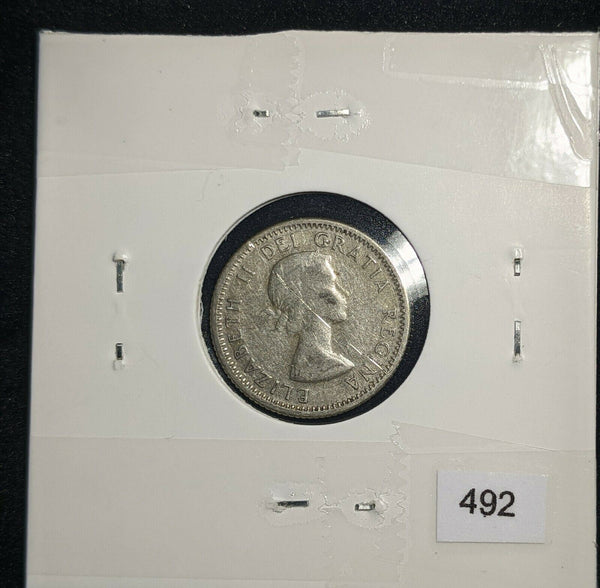 Canada 1957 Ten Cent KM# 51 #492