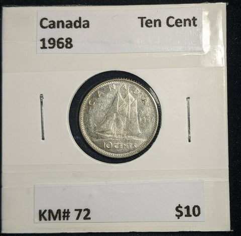 Canada 1968 Ten Cent KM# 72 #572