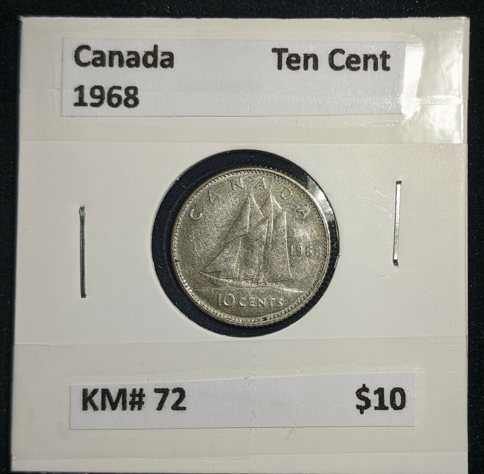 Canada 1968 Ten Cent KM# 72 #575