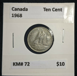 Canada 1968 Ten Cent KM# 72 #575
