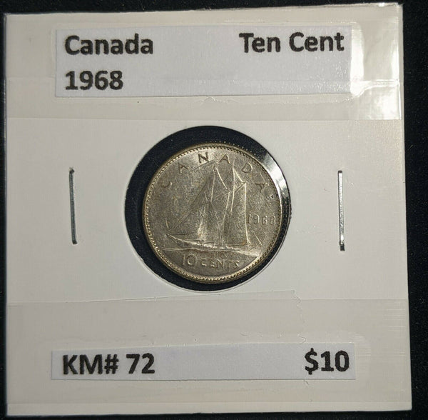 Canada 1968 Ten Cent KM# 72 #577