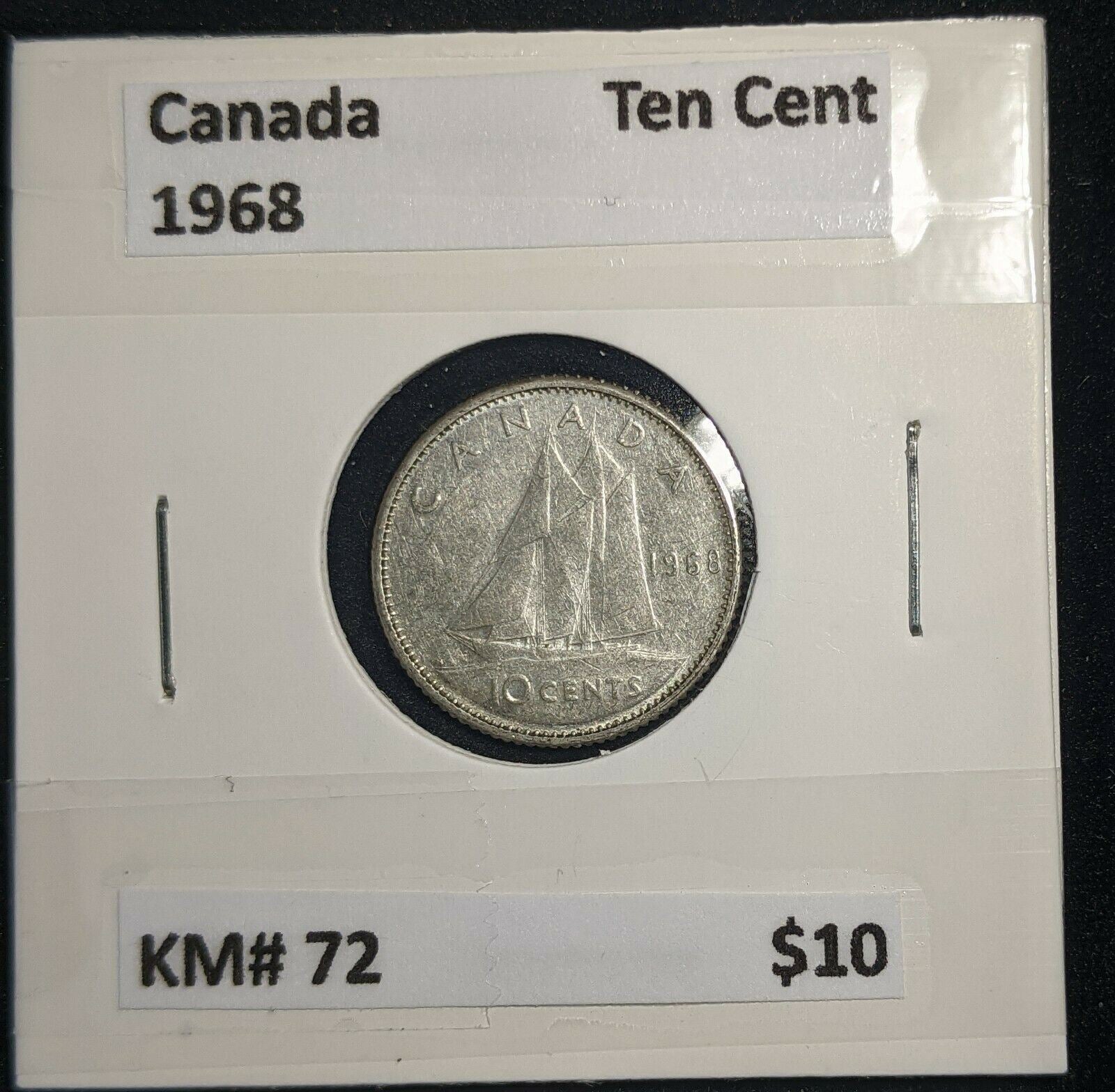 Canada 1968 Ten Cent KM# 72 #576