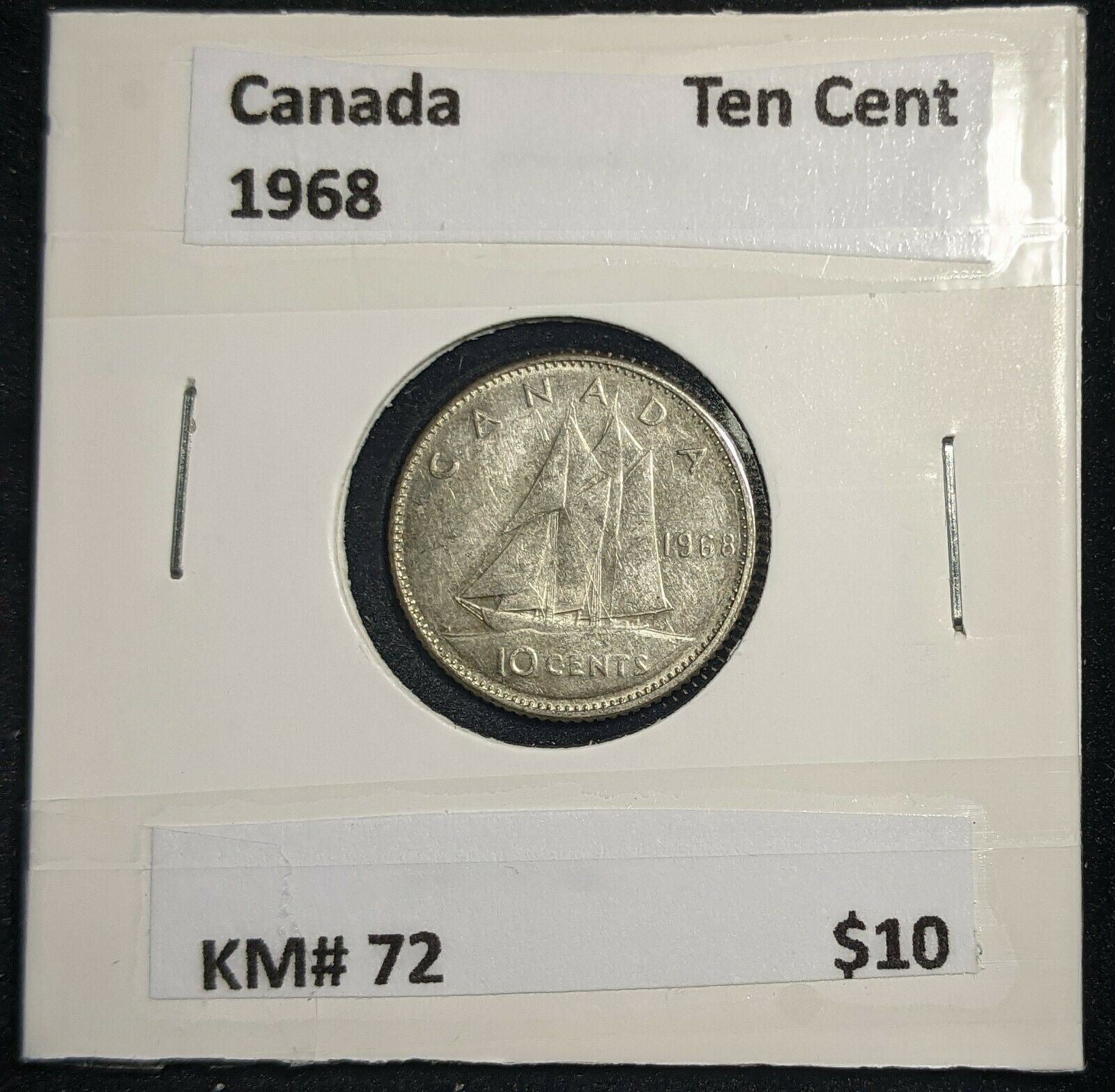 Canada 1968 Ten Cent KM# 72 #505