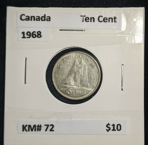 Canada 1968 Ten Cent KM# 72 #579