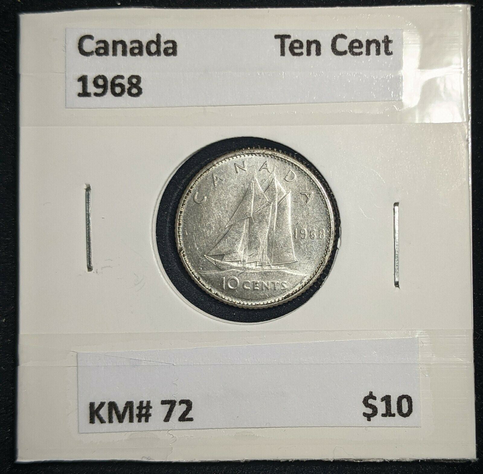 Canada 1968 Ten Cent KM# 72 #507