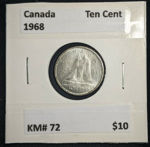 Canada 1968 Ten Cent KM# 72 #507