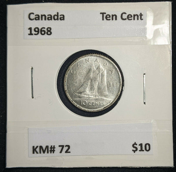Canada 1968 Ten Cent KM# 72 #507