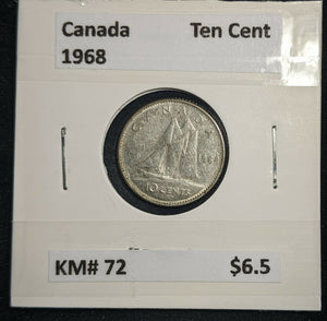 Canada 1968 Ten Cent KM# 72 #488