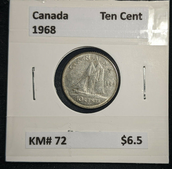 Canada 1968 Ten Cent KM# 72 #488