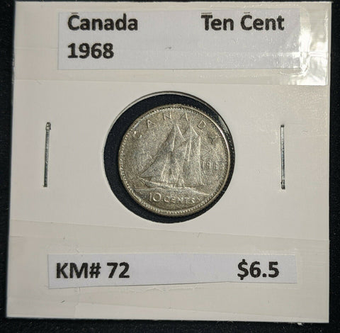 Canada 1968 Ten Cent KM# 72 #473