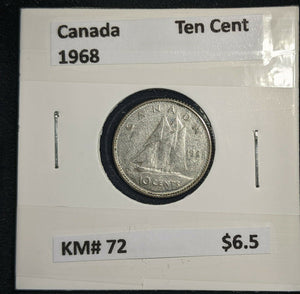 Canada 1968 Ten Cent KM# 72 #476