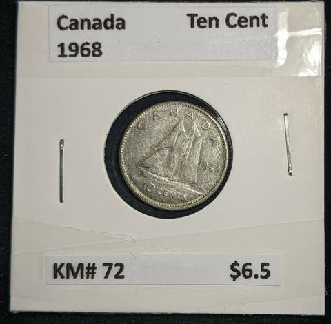 Canada 1968 Ten Cent KM# 72 #469