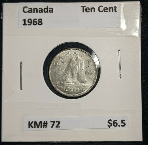 Canada 1968 Ten Cent KM# 72 #472