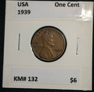 USA 1939 One Cent KM# 132 #377