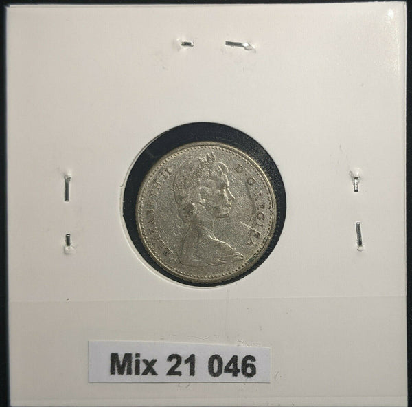 Canada 1966 10 Cents KM# 51 Scratches #046
