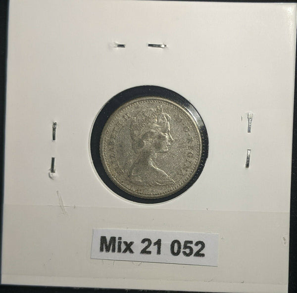 Canada 1965 10 Cents KM# 51 Scratches #052