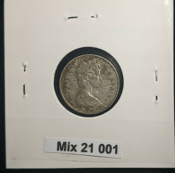 Canada 1965 10 Cents KM# 51 Scratches #001
