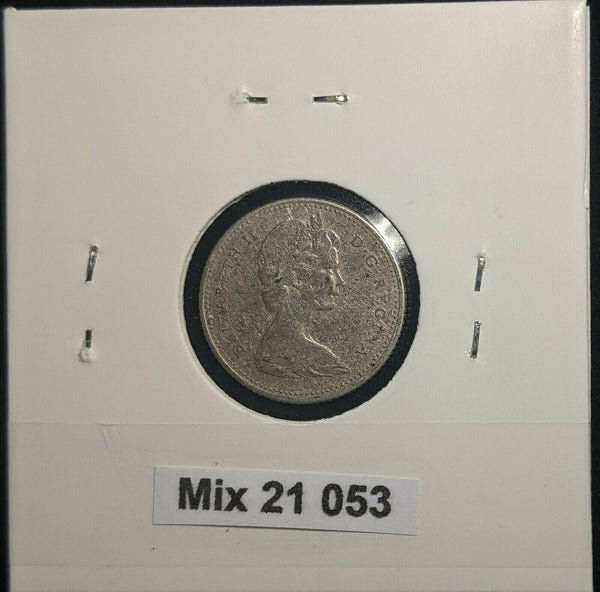 Canada 1965 10 Cents KM# 51 Scratches #053