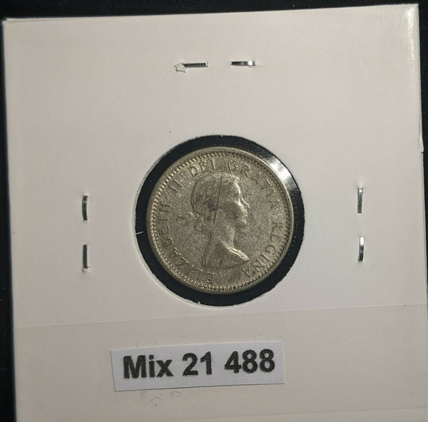 Canada 1964 10 Cents KM# 51 Scratches #488