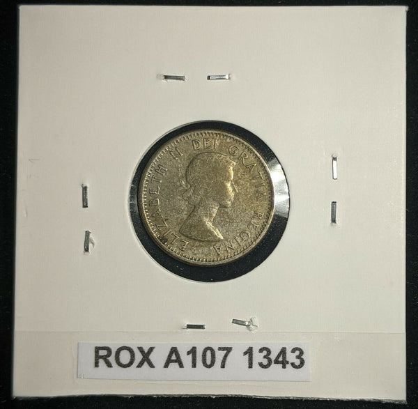 Canada 1960 10 Cents KM# 51 Scratches #1343