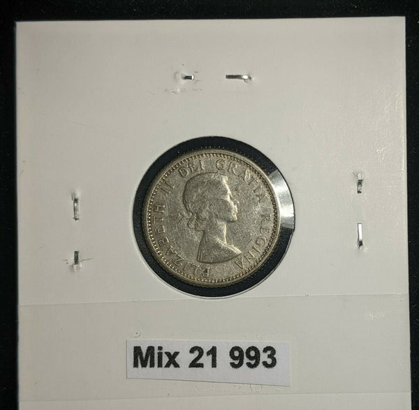 Canada 1960 10 Cents KM# 51 Scratches #993