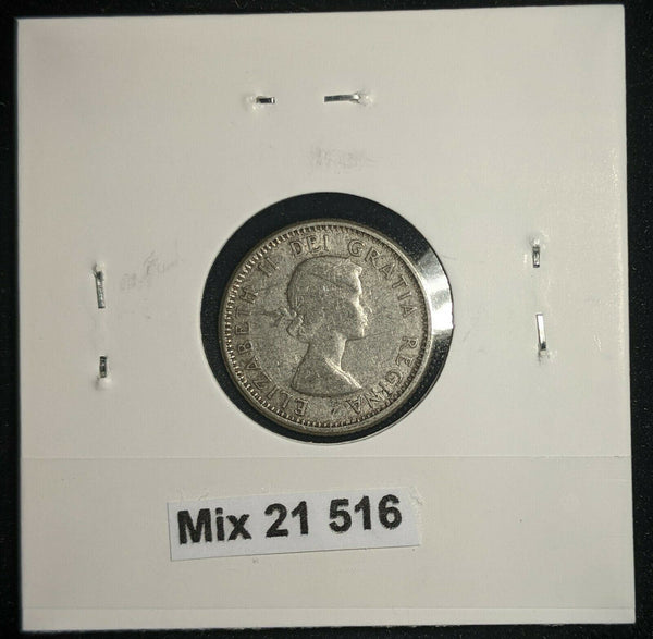 Canada 1960 10 Cents KM# 51 Residue #516