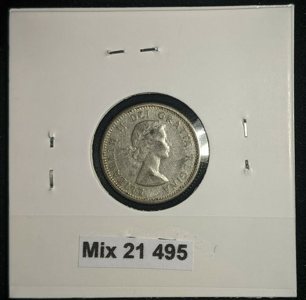 Canada 1960 10 Cents KM# 51 Scratches #495