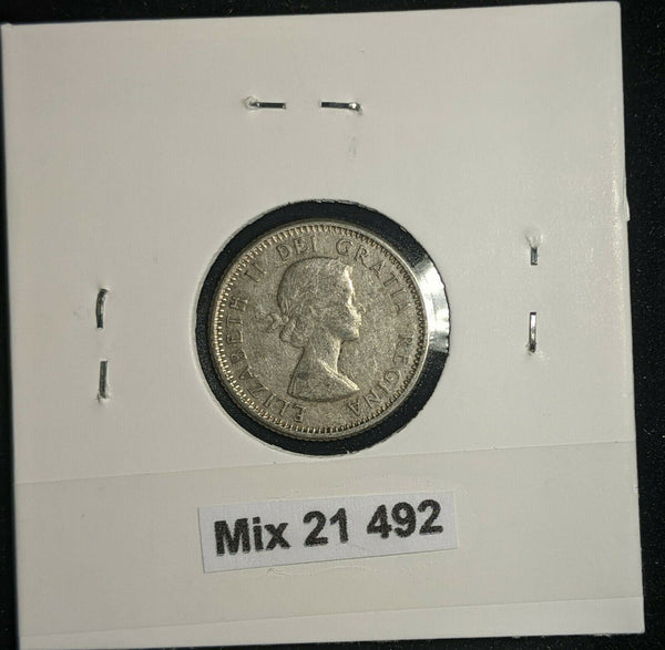 Canada 1960 10 Cents KM# 51 Scratches #492