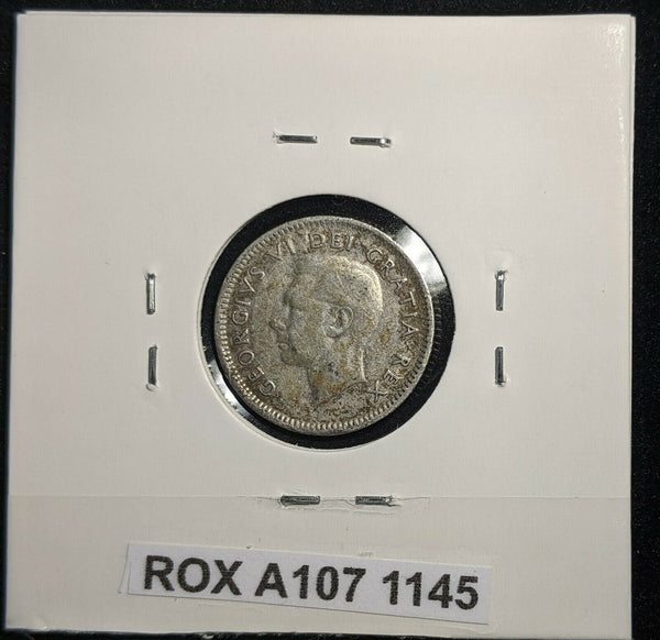 Canada 1951 10 Cents KM# 43 Residue #1145   #9B