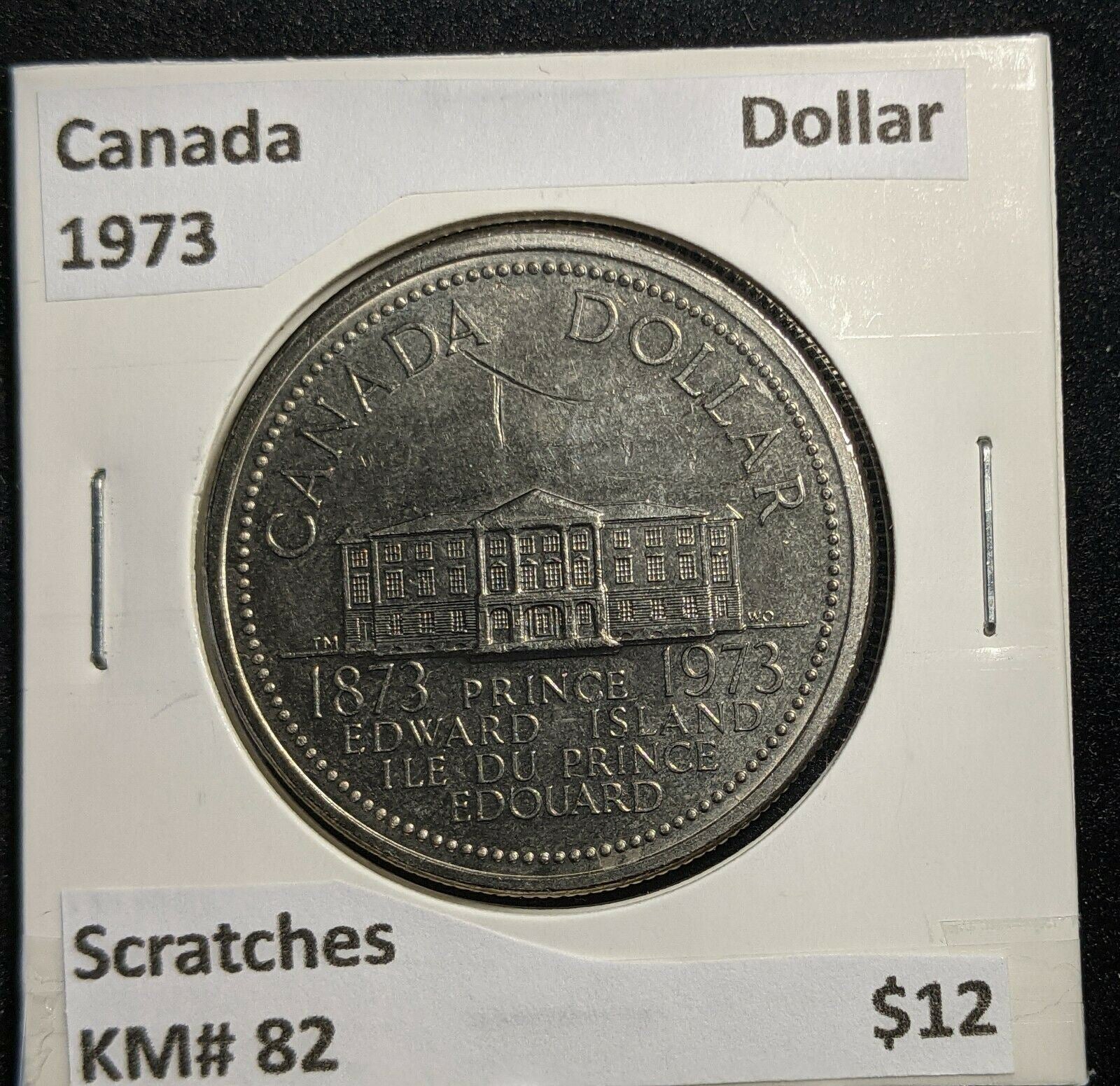 Canada 1973 Dollar KM# 82 Scratches #1132