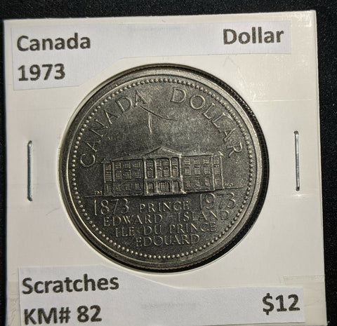 Canada 1973 Dollar KM# 82 Scratches #1132