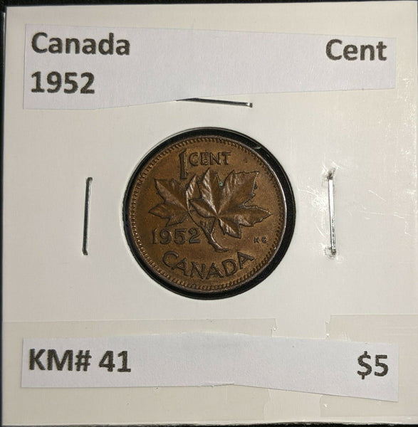 Canada 1952 Cent KM# 41 #1603