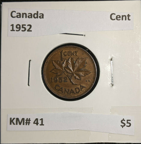 Canada 1952 Cent KM# 41 #1603