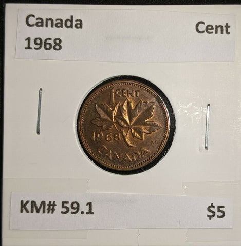 Canada 1968 Cent KM# 59.1 #737