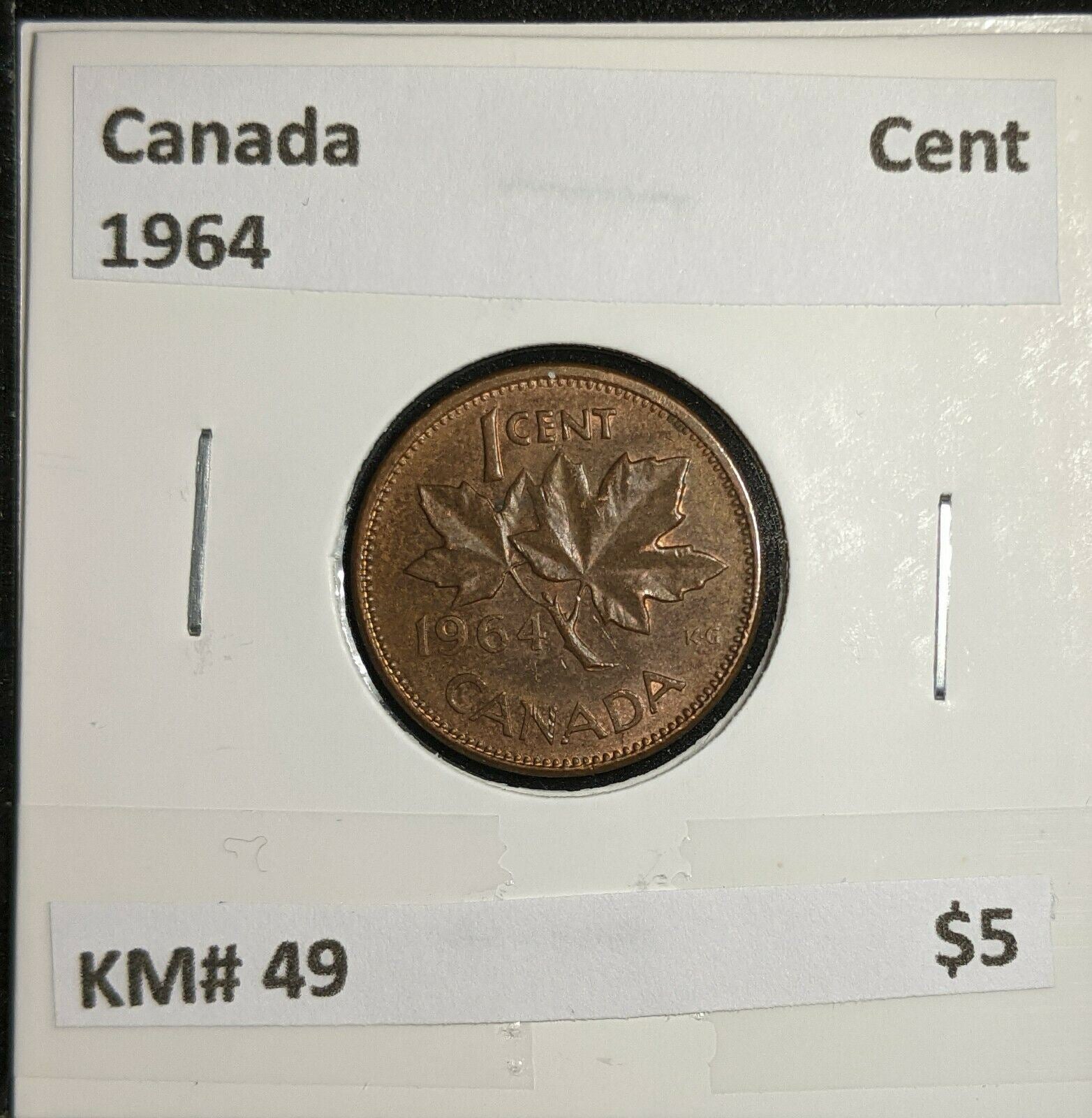 Canada 1964 Cent KM# 49 #973
