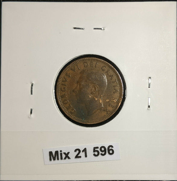 Canada 1951 Cent KM# 41 Scratch #596