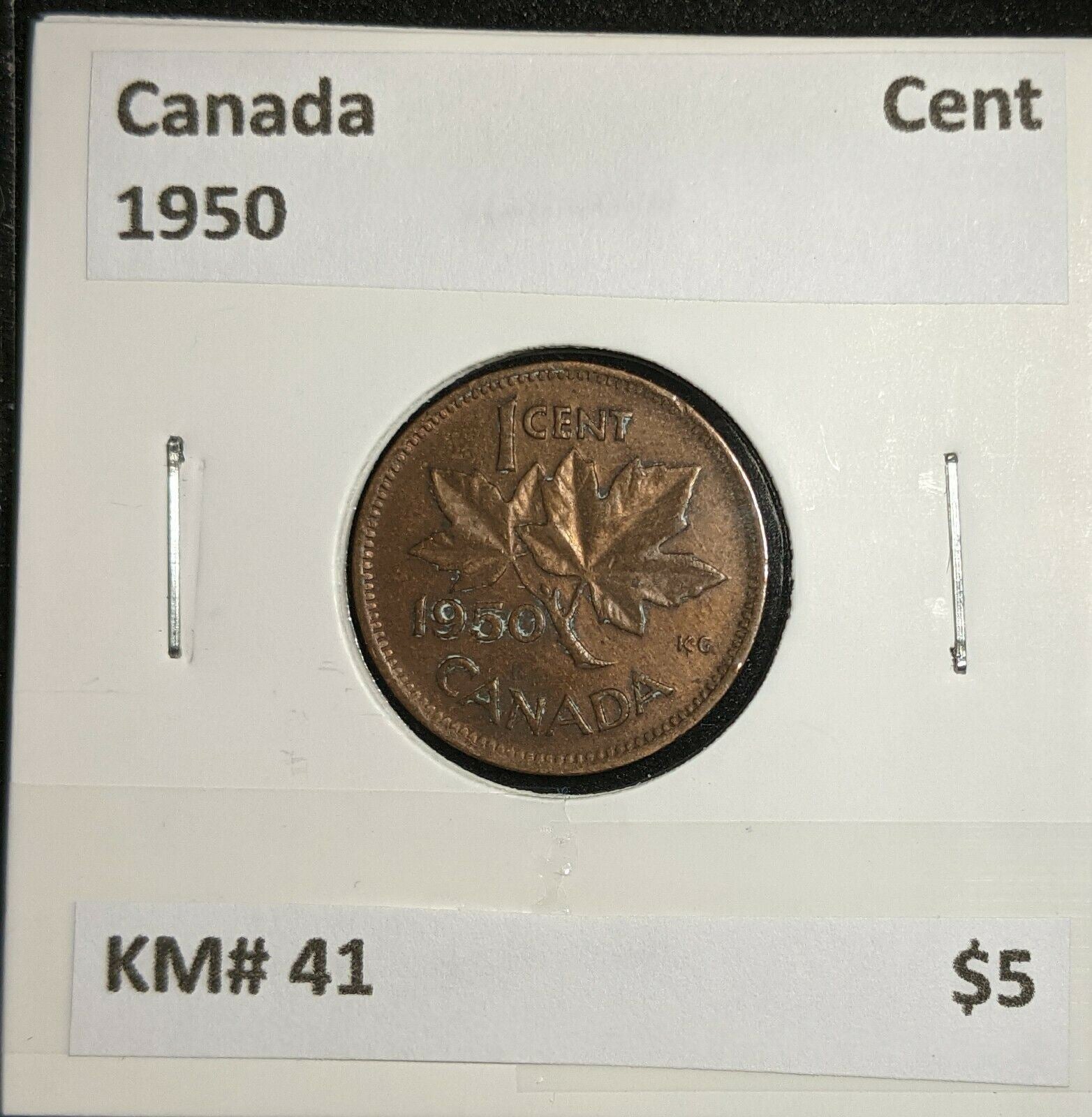 Canada 1950 Cent KM# 41 #593