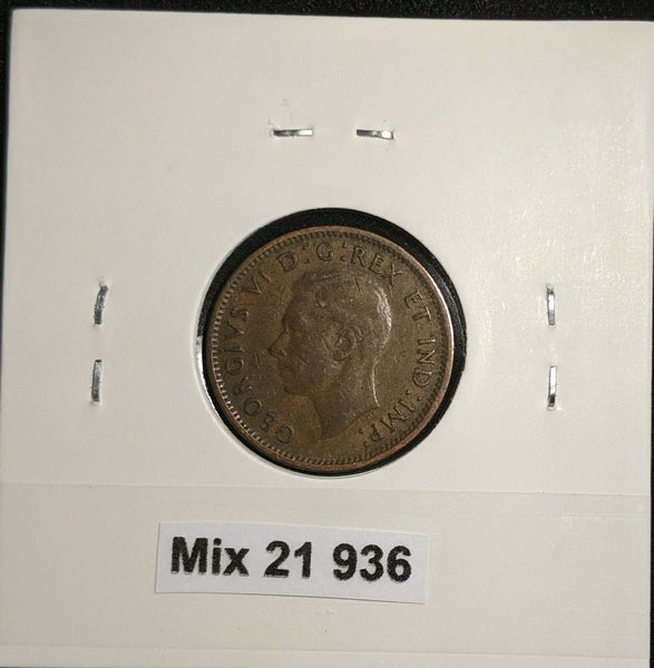 Canada 1946 Cent KM# 32 Residue #936