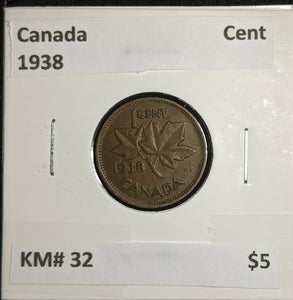 Canada 1938 Cent KM# 32 #625